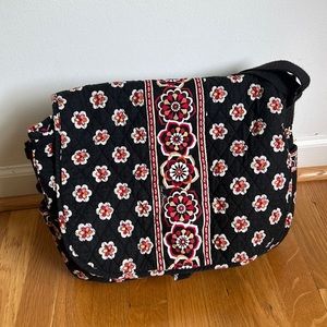 Vera Bradley Pirouette Retired Pattern Laptop Messenger Bag